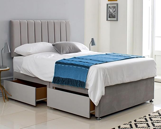 Divan Small Double Bed 4ft | Including Mattress & Headboard