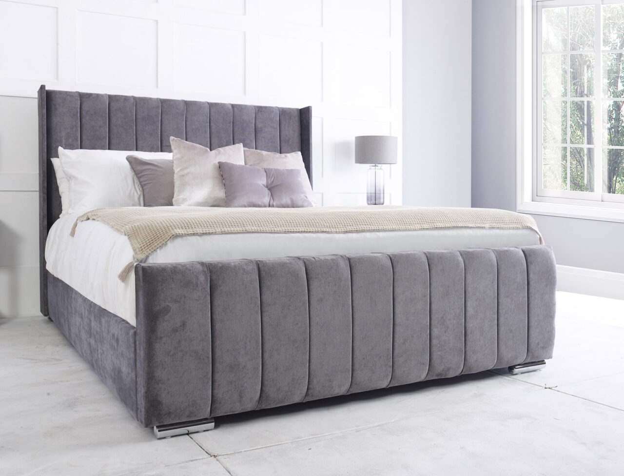 Wing Back Luxury Bed | Including Mattress