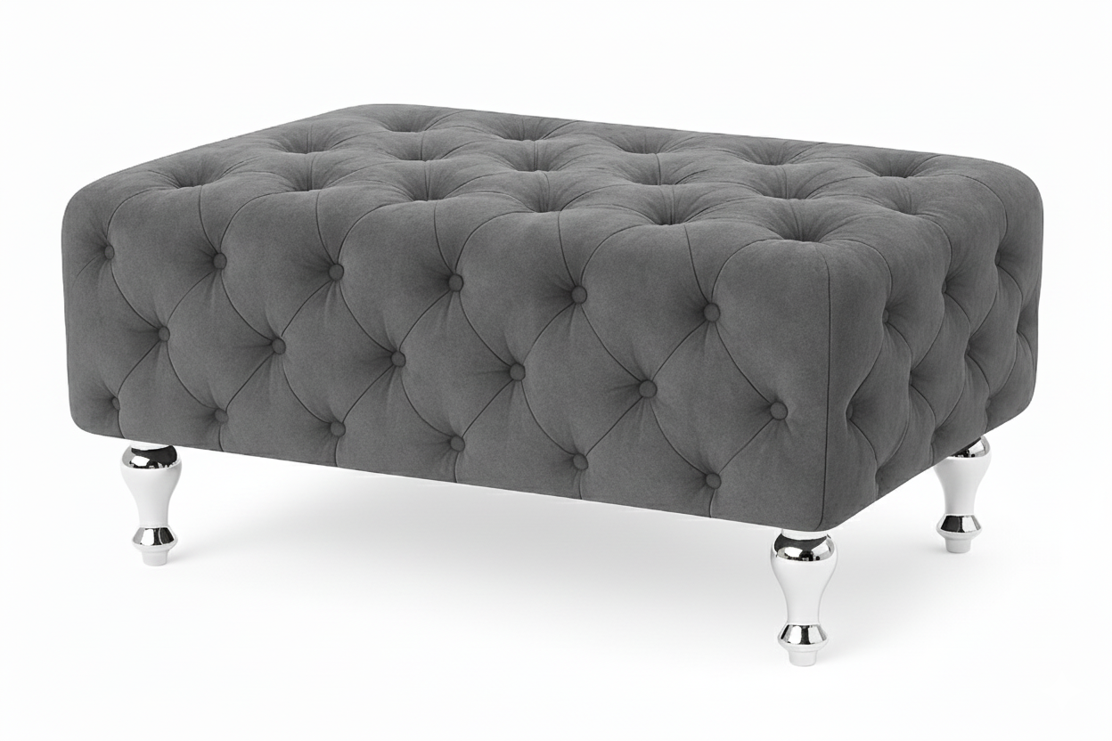 Elegance Chesterfield Sofa | Including Footstool