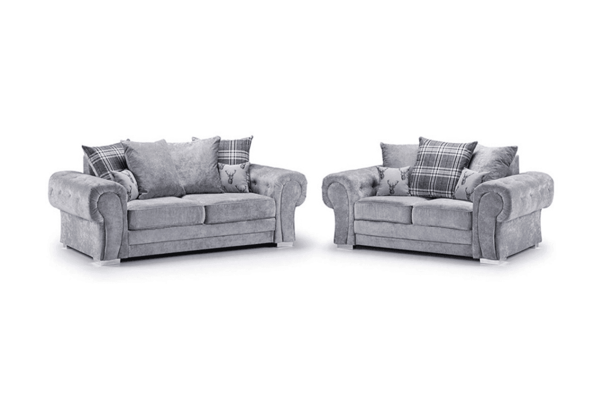 Verona Scatter Back Sofa | Including Footstool