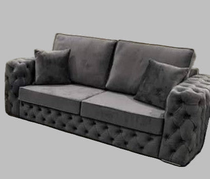 Ashton Chesterfield Scatter Back/High Back Sofa | Including Footstool