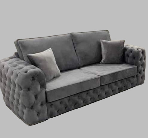 Ashton Chesterfield Scatter Back/High Back Sofa | Including Footstool