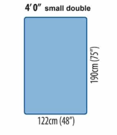 Divan Small Double Bed 4ft | Including Mattress & Headboard